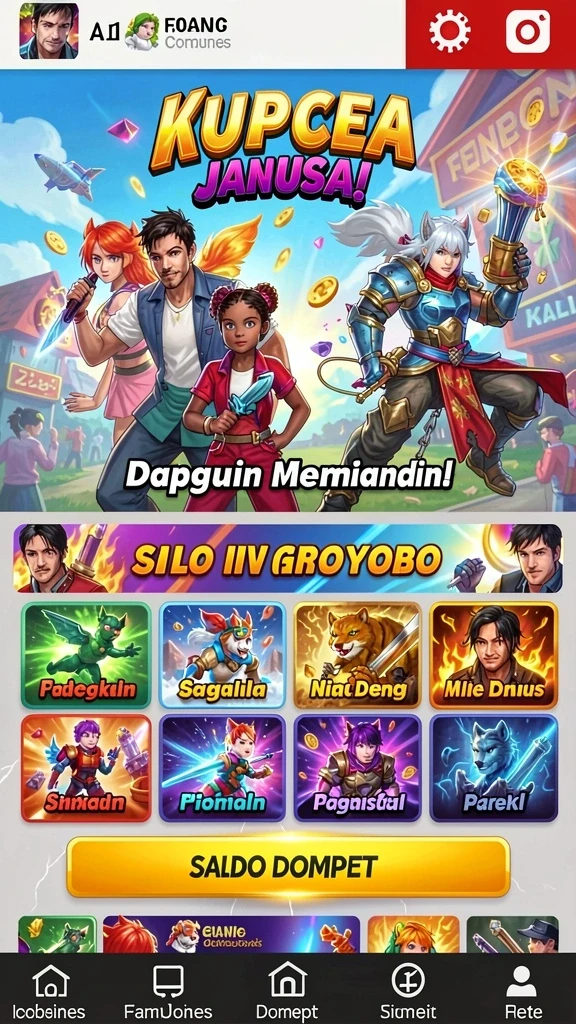 d06 - Tampilan awal yang menarik dan intuitif.