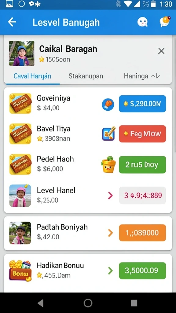 marina77 - Screenshot 2: Menunjukkan mode kompetisi antar pemain.