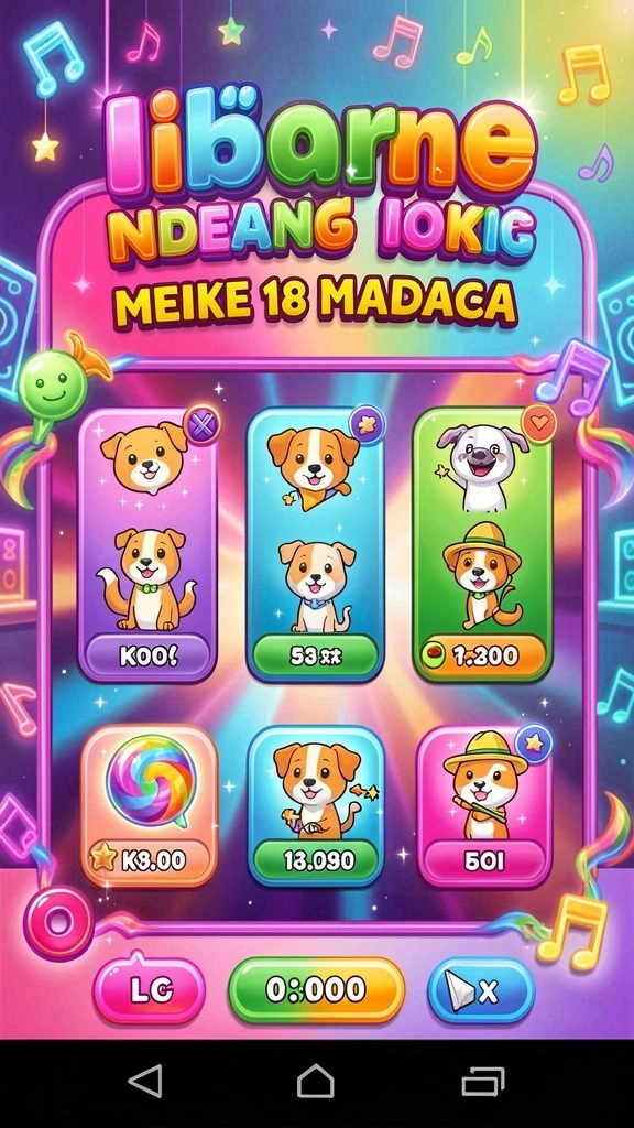 samurai555 - Lingkungan game yang penuh warna.