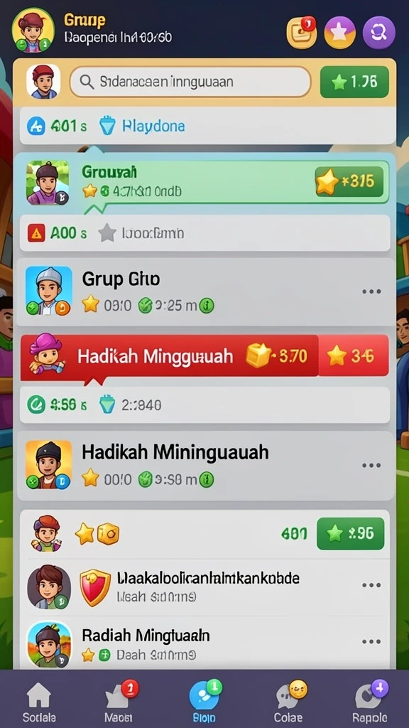 topgun77 - Tampilan antarmuka yang menarik dan mudah dinavigasi.