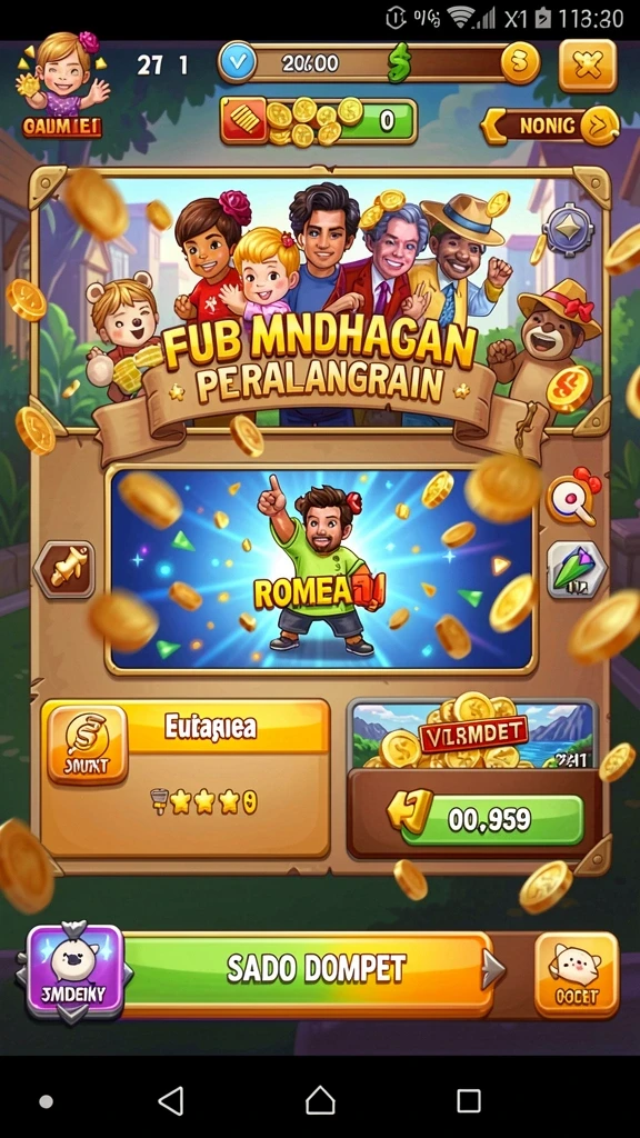 yyrr - Tampilan awal permainan yang menarik dan user-friendly.