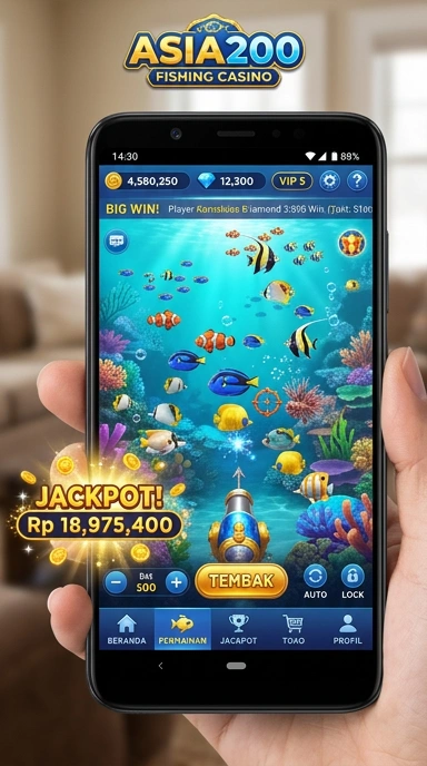 Layar utama asia200 — antarmuka bersih setelah instalasi